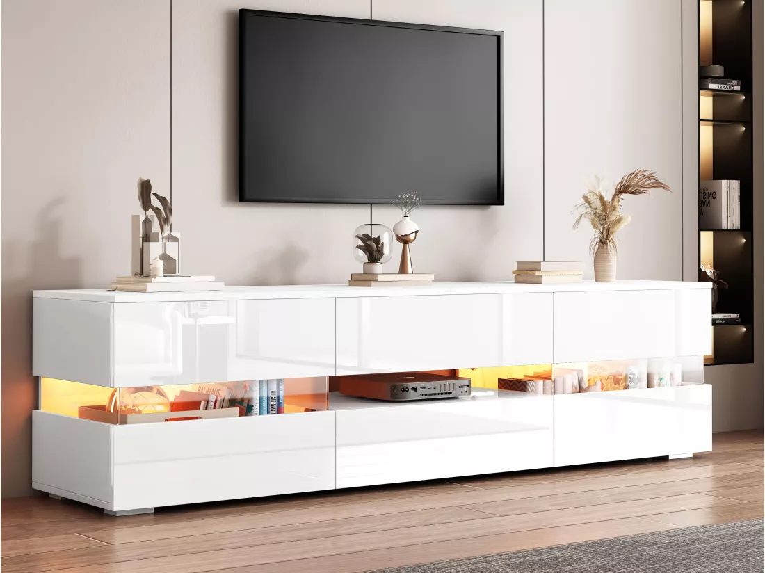 Meuble TV 160cm pour TV 70