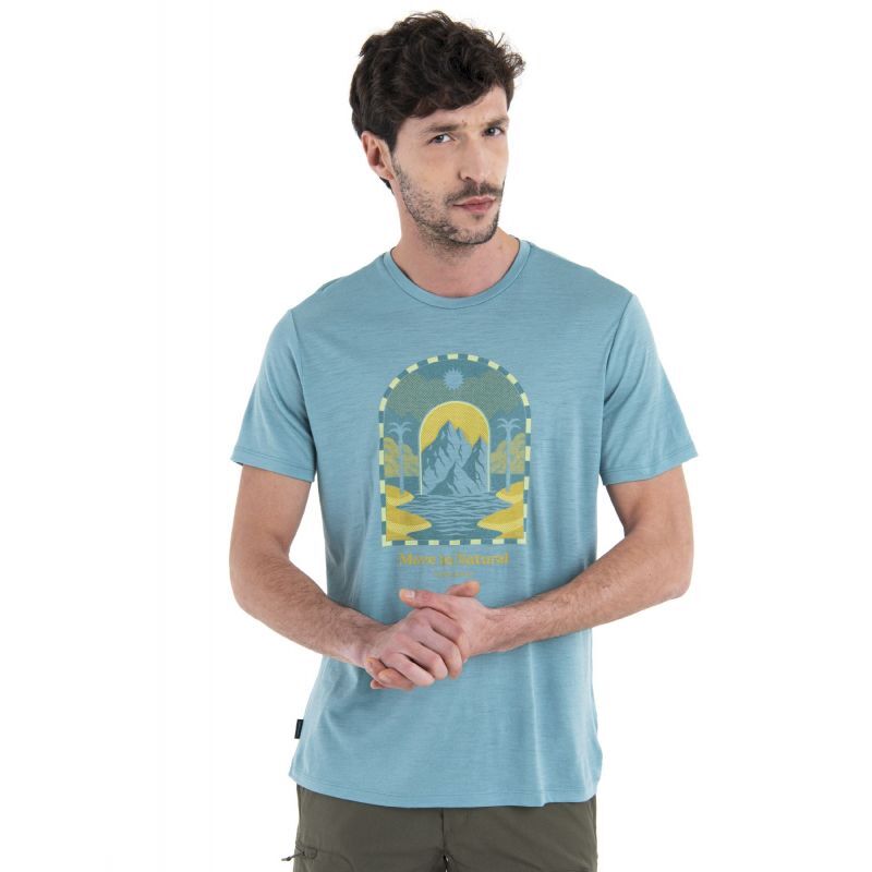 Merino 150 Tech Lite III SS Tee Mountain Gateway - T-shirt en laine mérinos homme