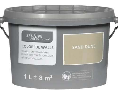 StyleColor KLEURRIJKE MUREN muur- en plafondverf zandduin 1 L