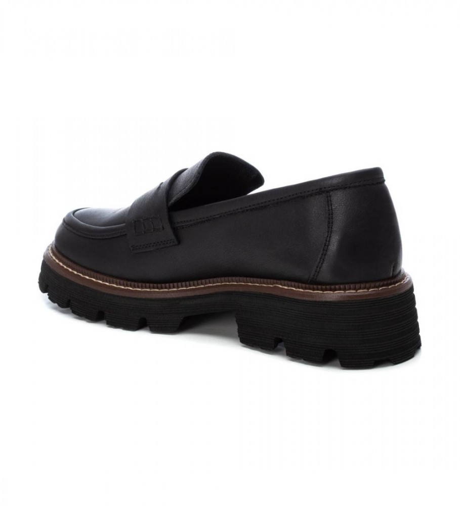 Mocassins de couro Carmela 161146 pretos