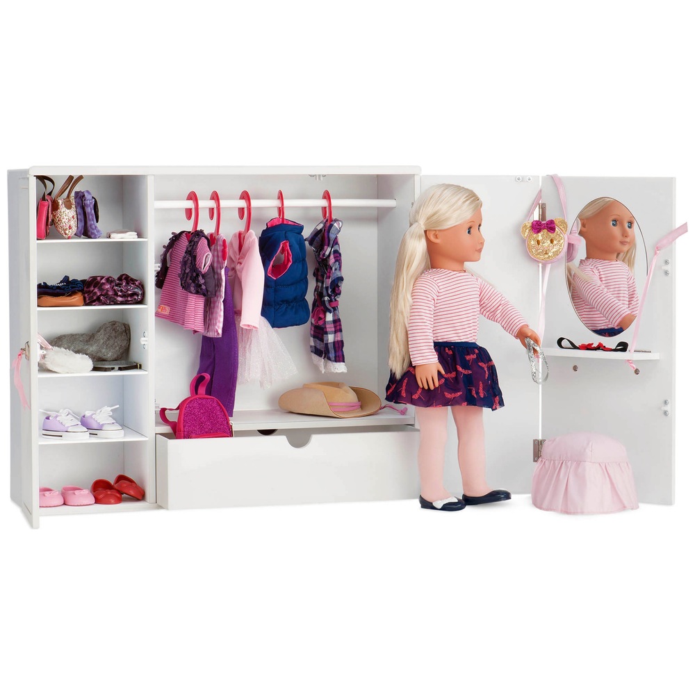 Our Generation Kleiderschrank aus Holz