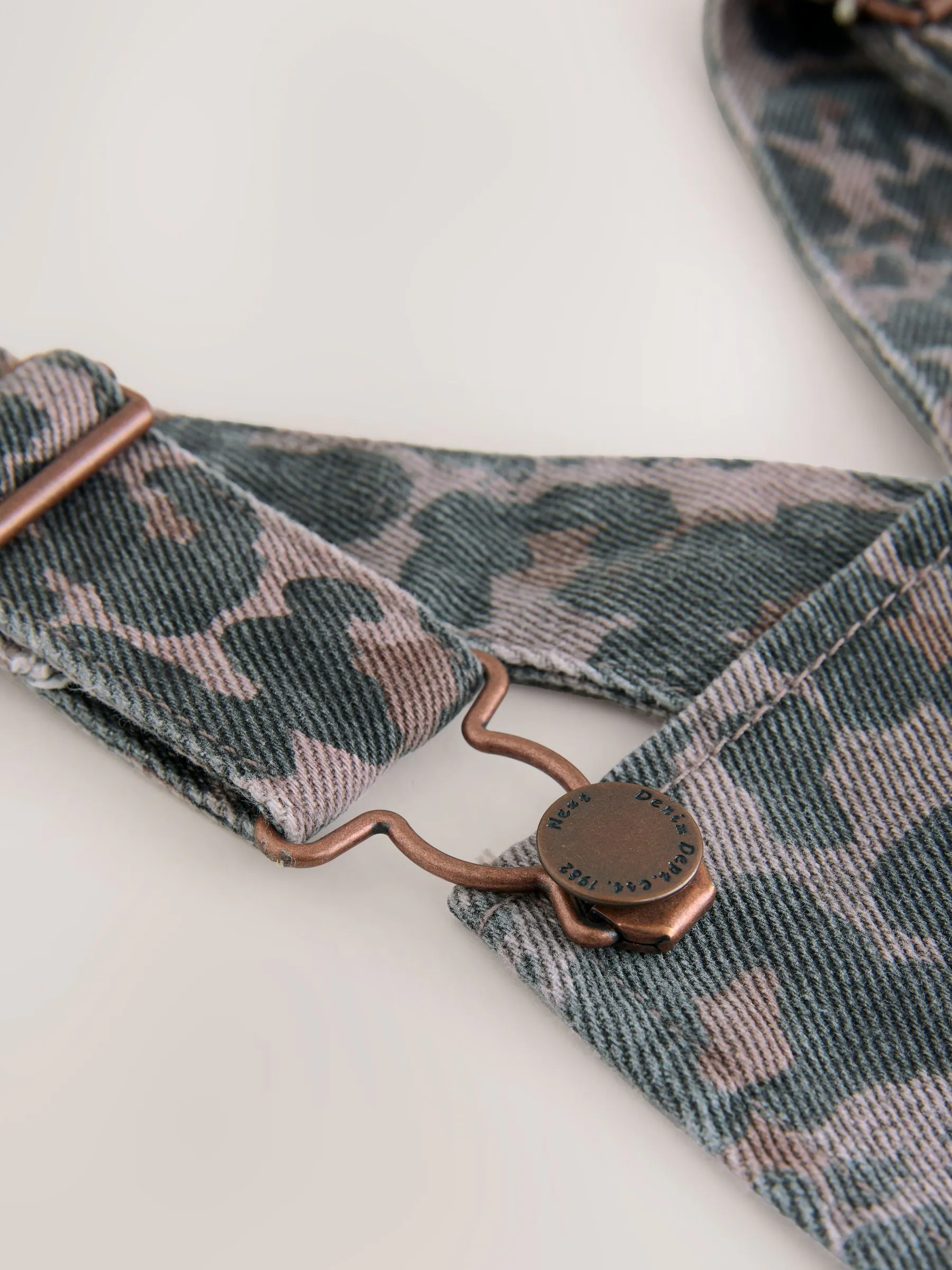 Chocoladebruin - Animal Print Dungaree (3-16yrs)