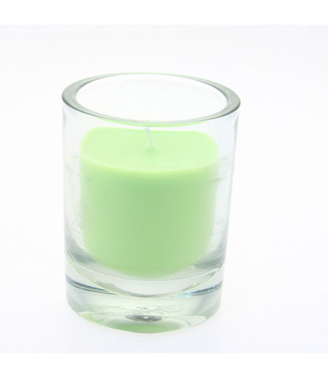 Bougie colorée en pot - Vert
