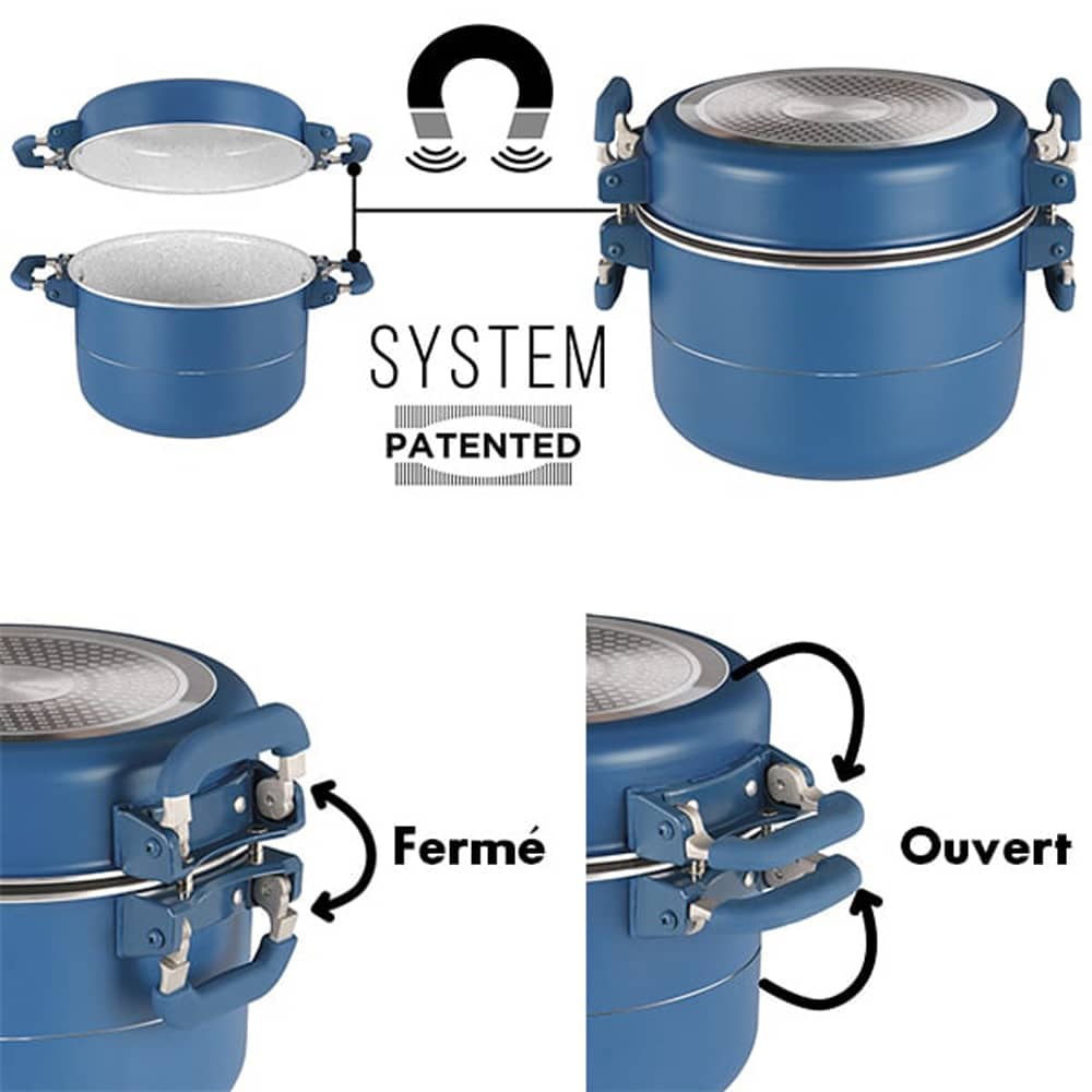 Popote alu Ceramic Carezza NG 22cm 7 1