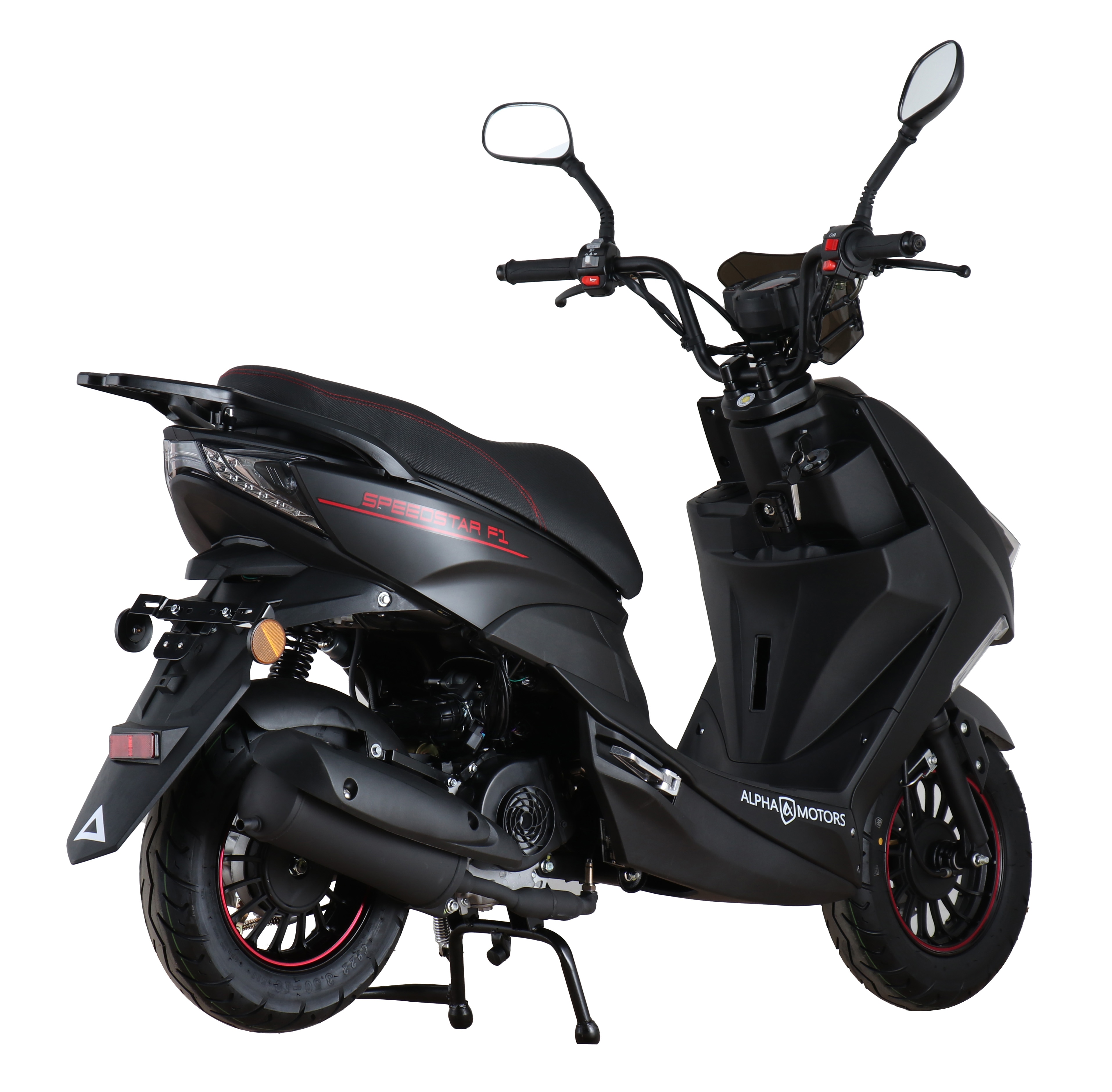 Alpha Motors Motorroller Speedstar 50 ccm 45 kmh EURO 5 mattschwarz