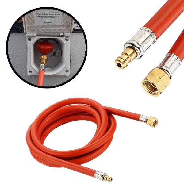 Lyre à gaz raccord rapide 3/5m CADAC