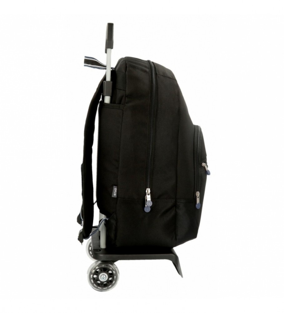 Enso Mochila con carro Basic -32x46x15cm- Negro
