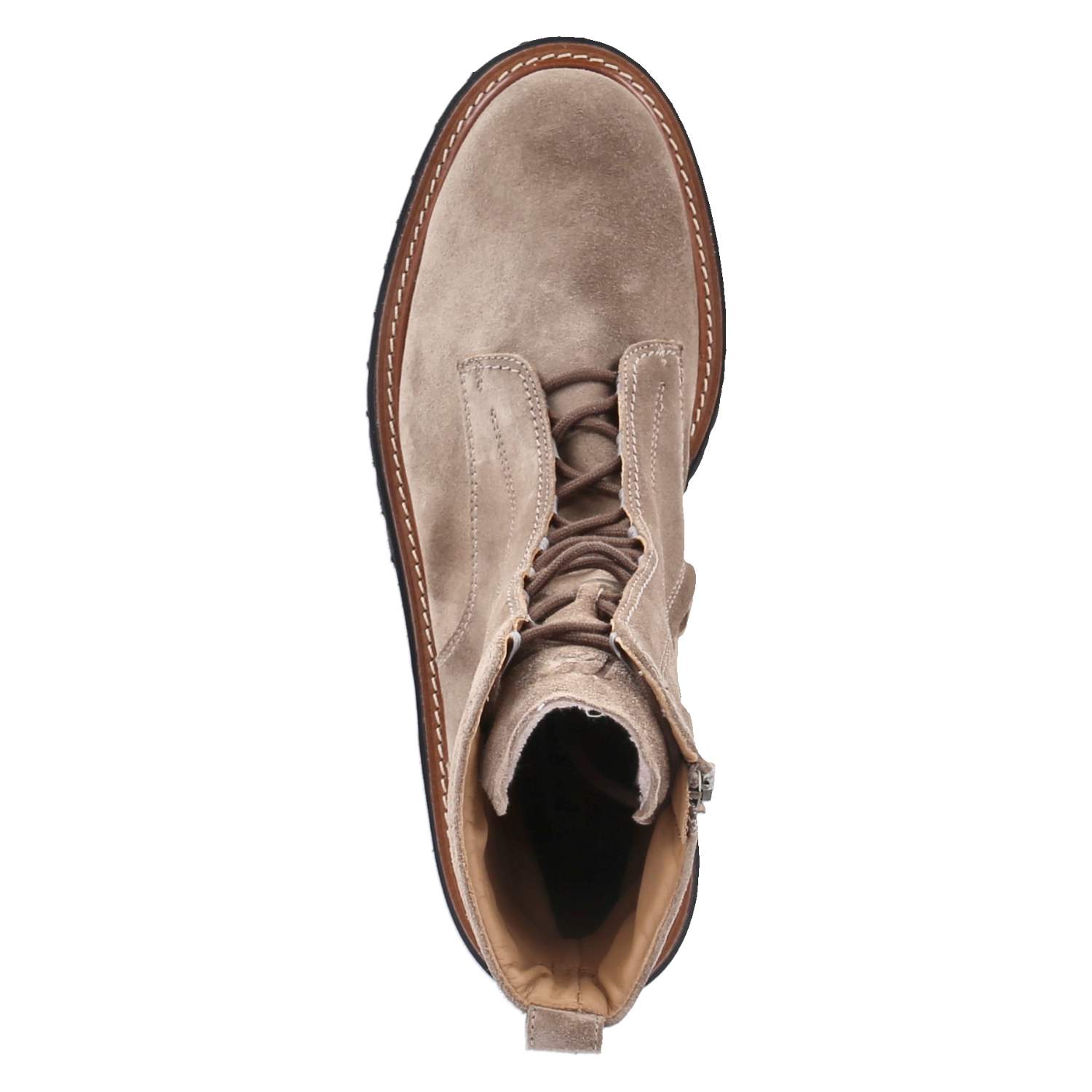Paul Green Schnürstiefeletten - antelope