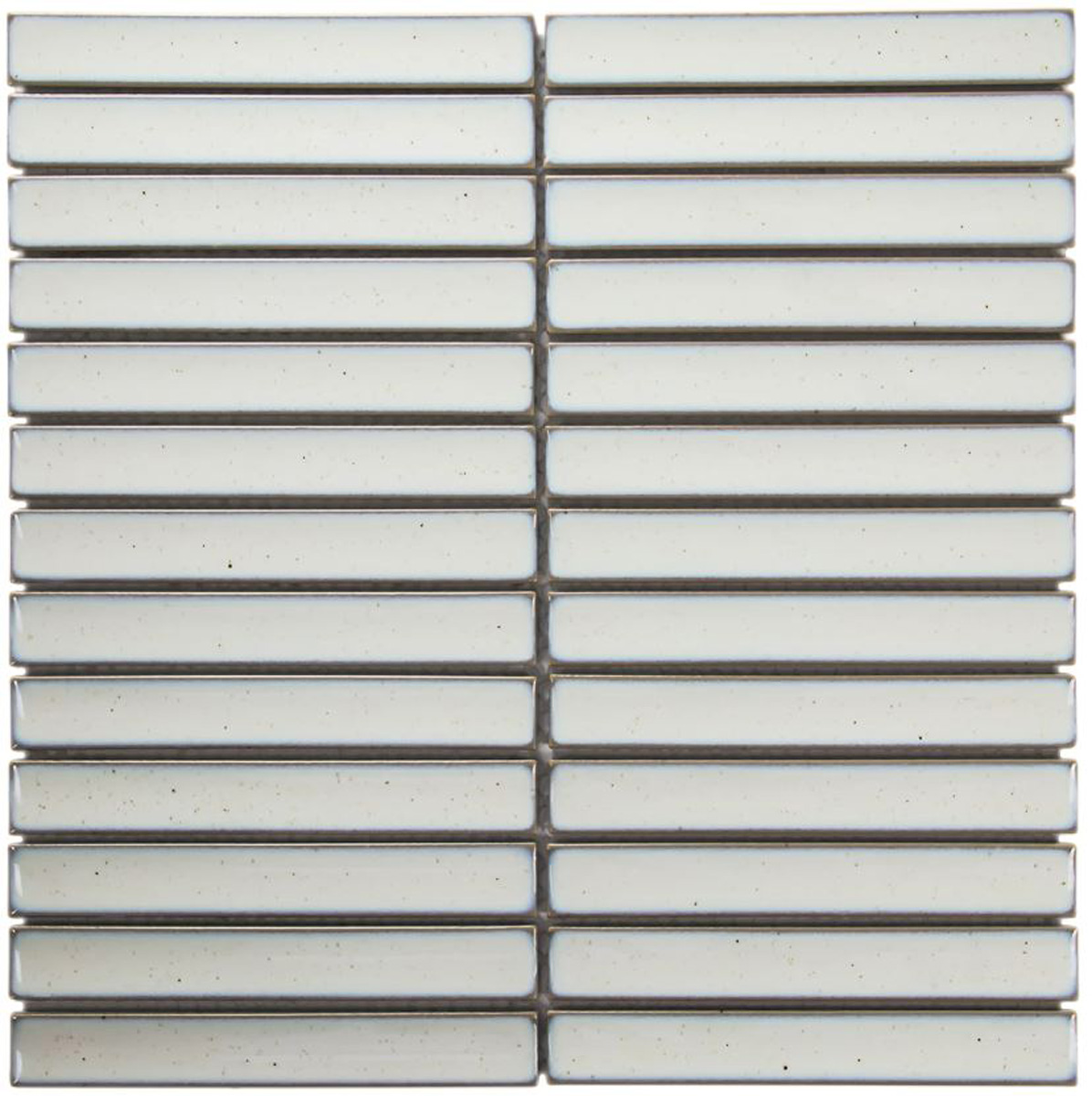 Tegelsample: The Mosaic Factory Sevilla smalle vinger 2cm mozaïek tegels 30x30 vintage white