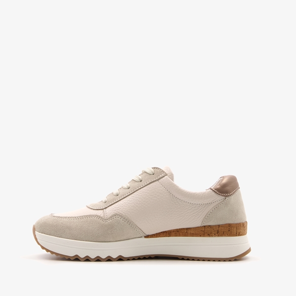 Hush Puppies dames sneakers met suède inzetten