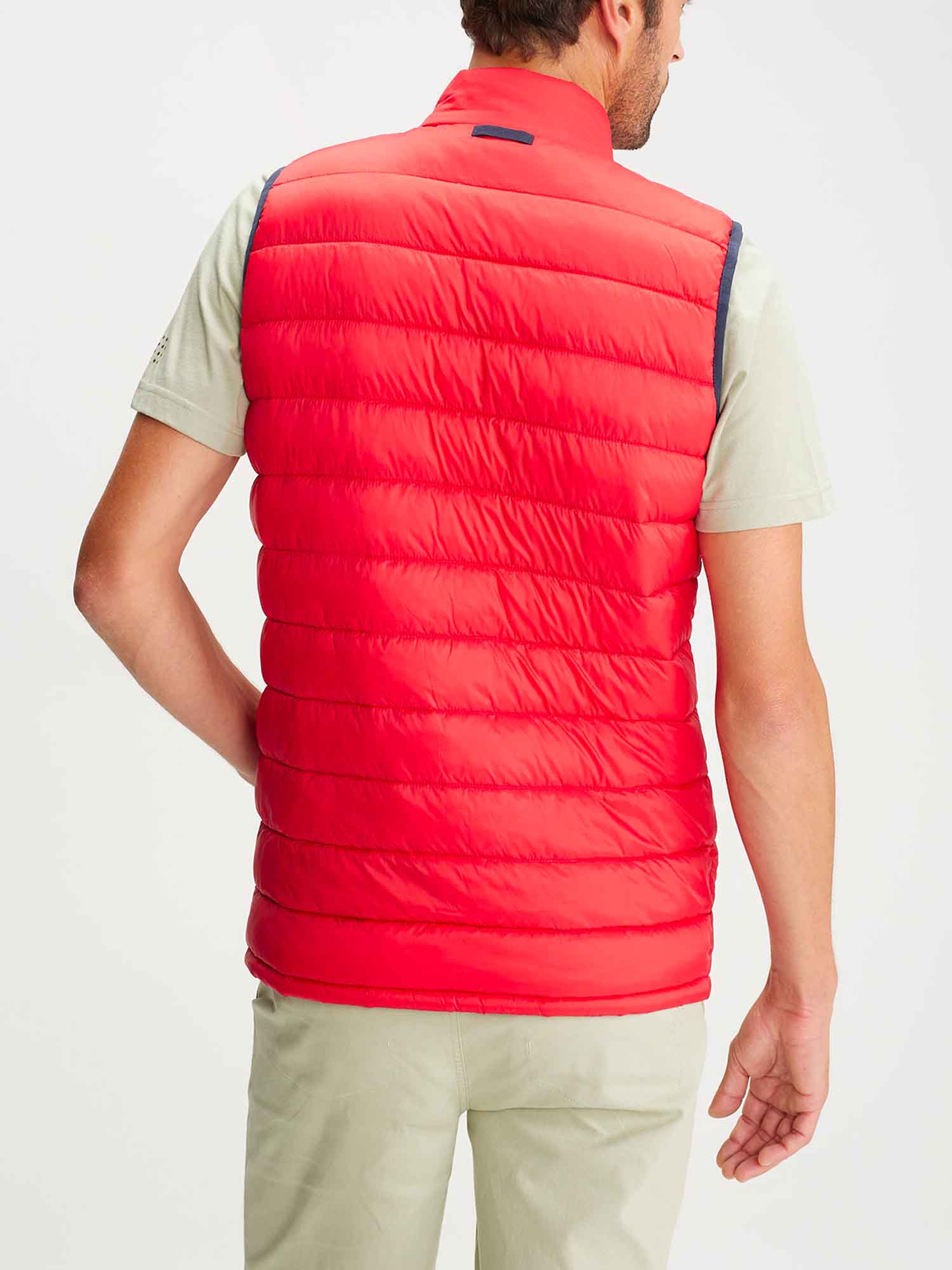 Doudoune Homme Sans Manches Rouge