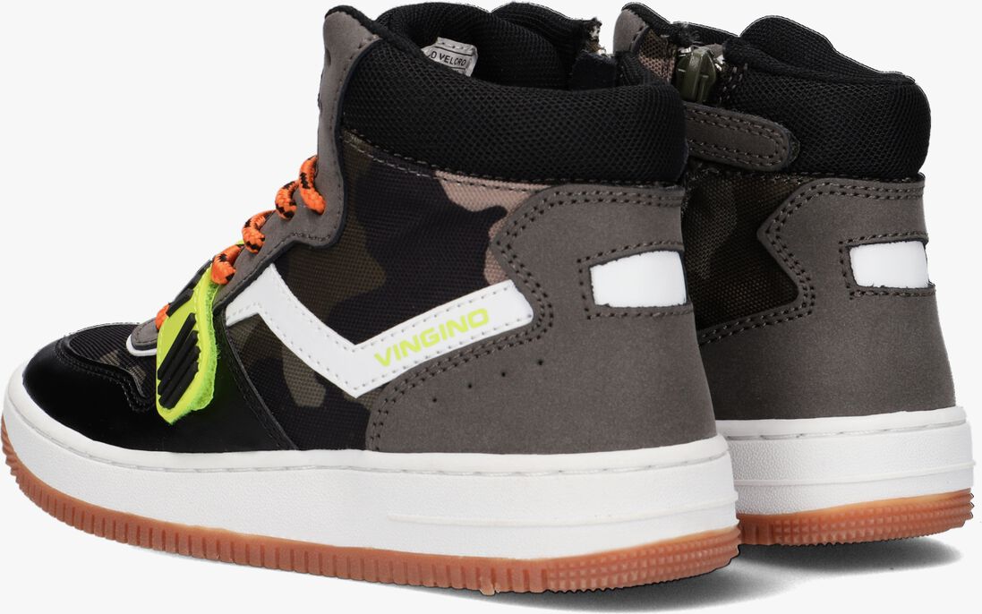 VINGINO groene vingino hoge sneaker rens mid velcro