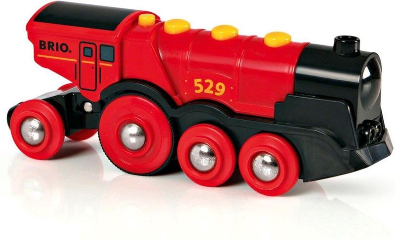 BRIO Rode locomotief op batterijen - 33592