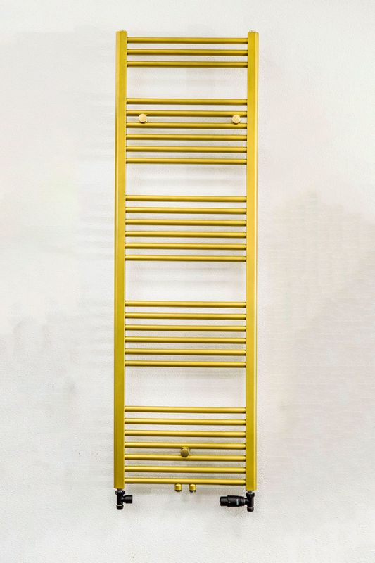 Oppio - Handdoekradiator - Goud - 160x60 cm - 1072 Watt