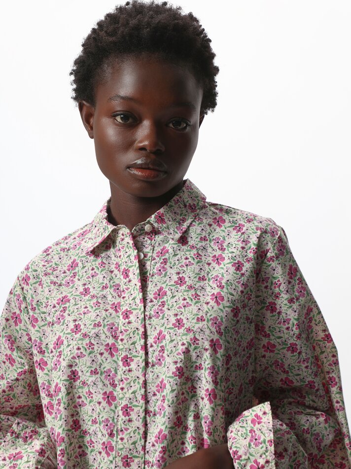 Vestido camisa - Rosa