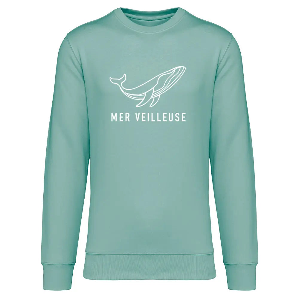 Sweat Col rond Recyclé - Mer veilleuse