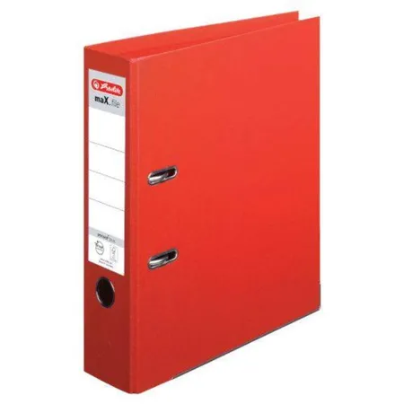 Herlitz Ordner maX.file protect plus A4 8cm rot