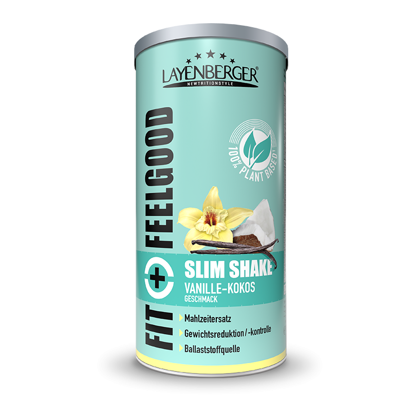 Fit+Feelgood Mahlzeitenersatz Slim plant based - 396g - Vanille-Kokos