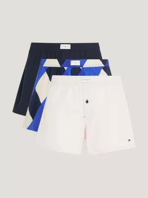 Pacote com 3 Cuecas Boxer com o Logo TH Established