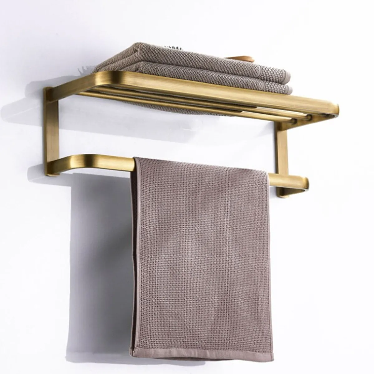 Universal Étagère de Salle de Bain Bronze - Noir/Rose