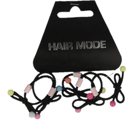 Hair Mode Kids Haarelastiek met Strik 5st