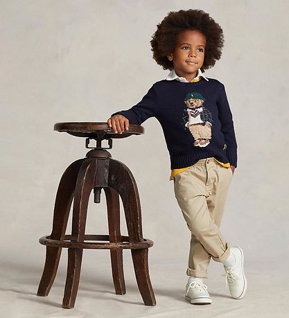 Polo Ralph Lauren Bluse - Strick - Navy m. Kuscheltier