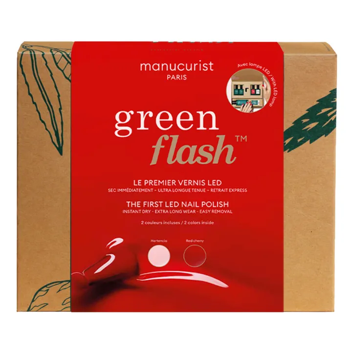 Manucurist Coffret semi-permanent Green Flash - Hortencia & Red Cherry