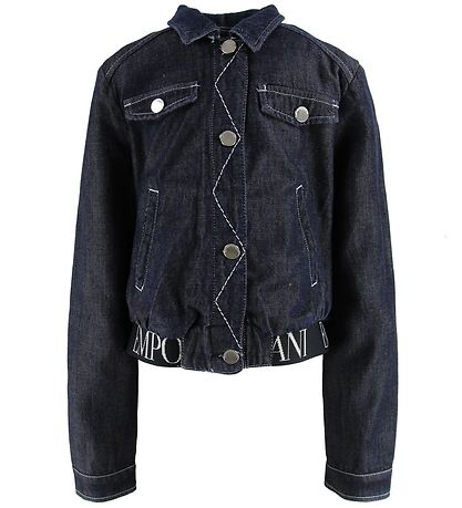 Emporio Armani Jakke - Denim - M?rkebl?