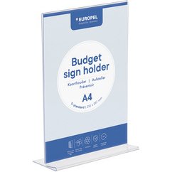 Porte-visuel Budget, A5, droit