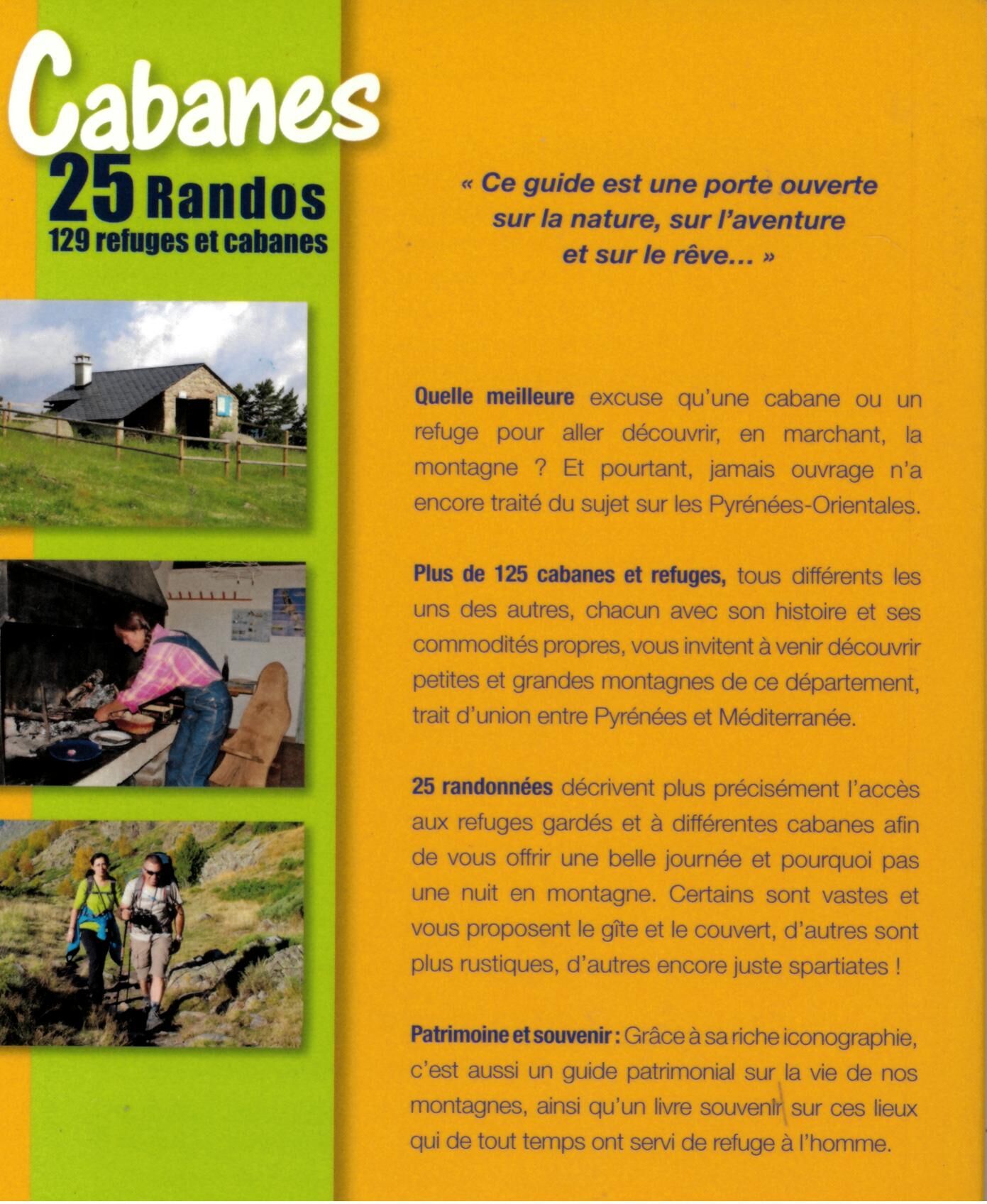 3 SUP EDITIONS - RANDONNEES ET CABANES PYRENEES ORIENTALES