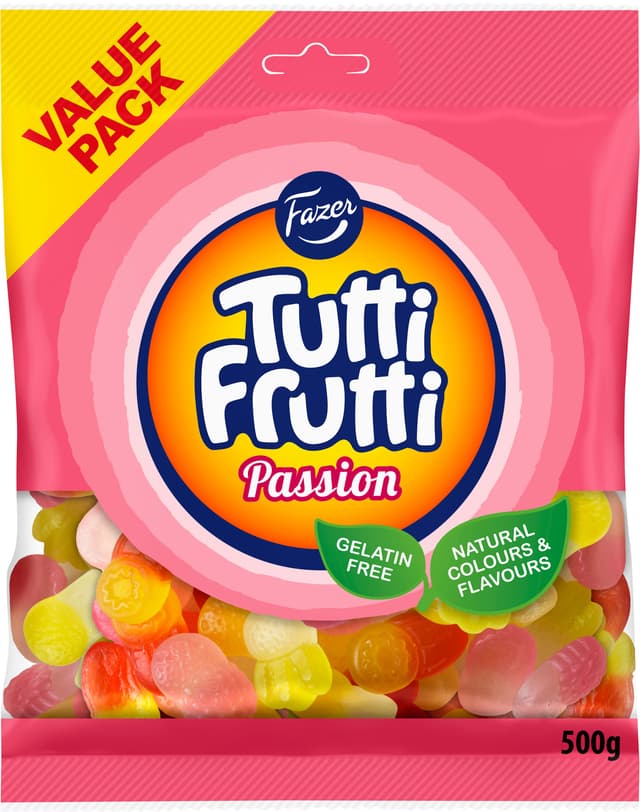 Fazer Tutti Frutti Tropisk slik værdipakke 403225