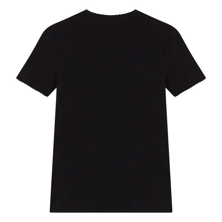 Petit Bateau T-shirt Point Cocotte - Collection Femme | Noir