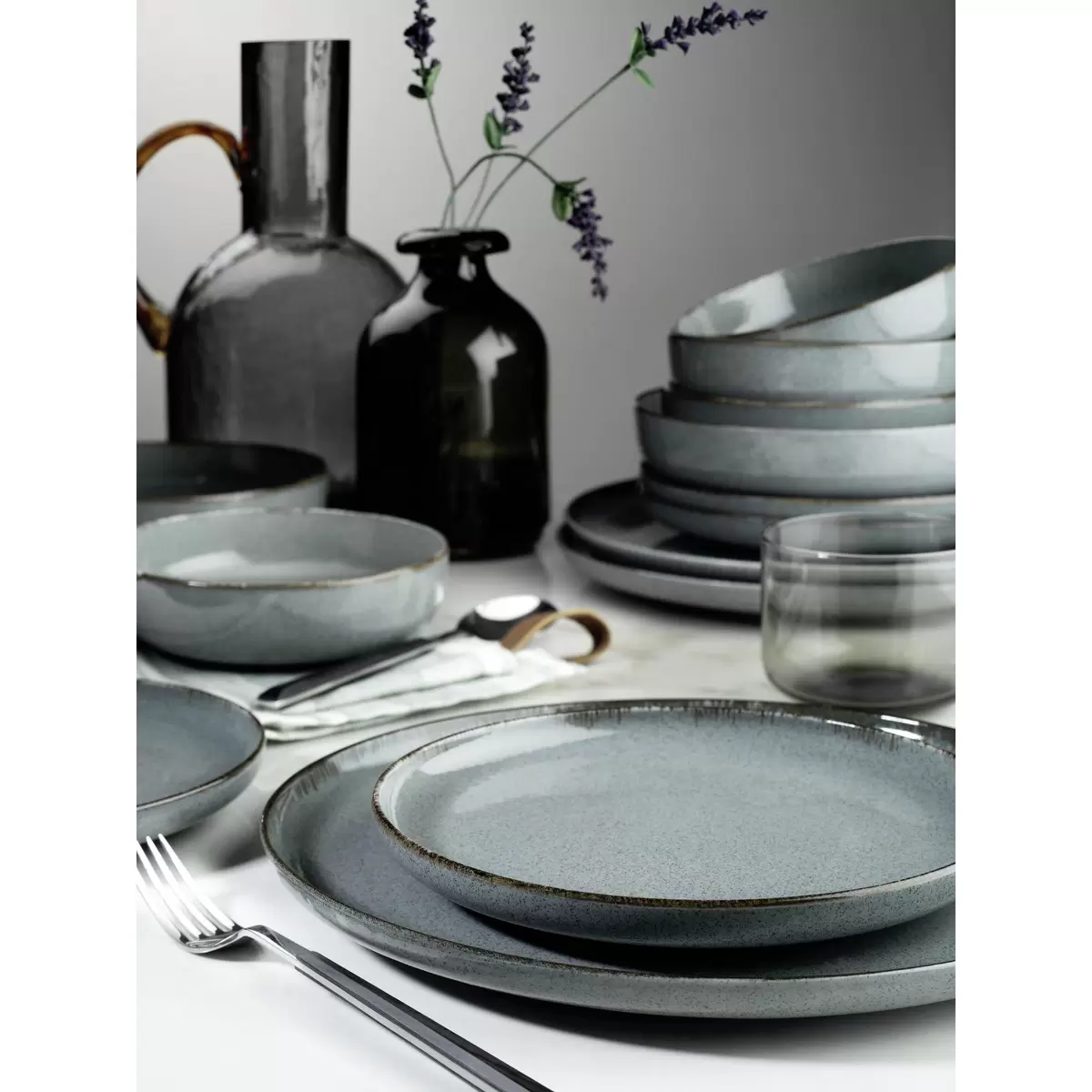 Dessertteller Sonoro James Wood Blau