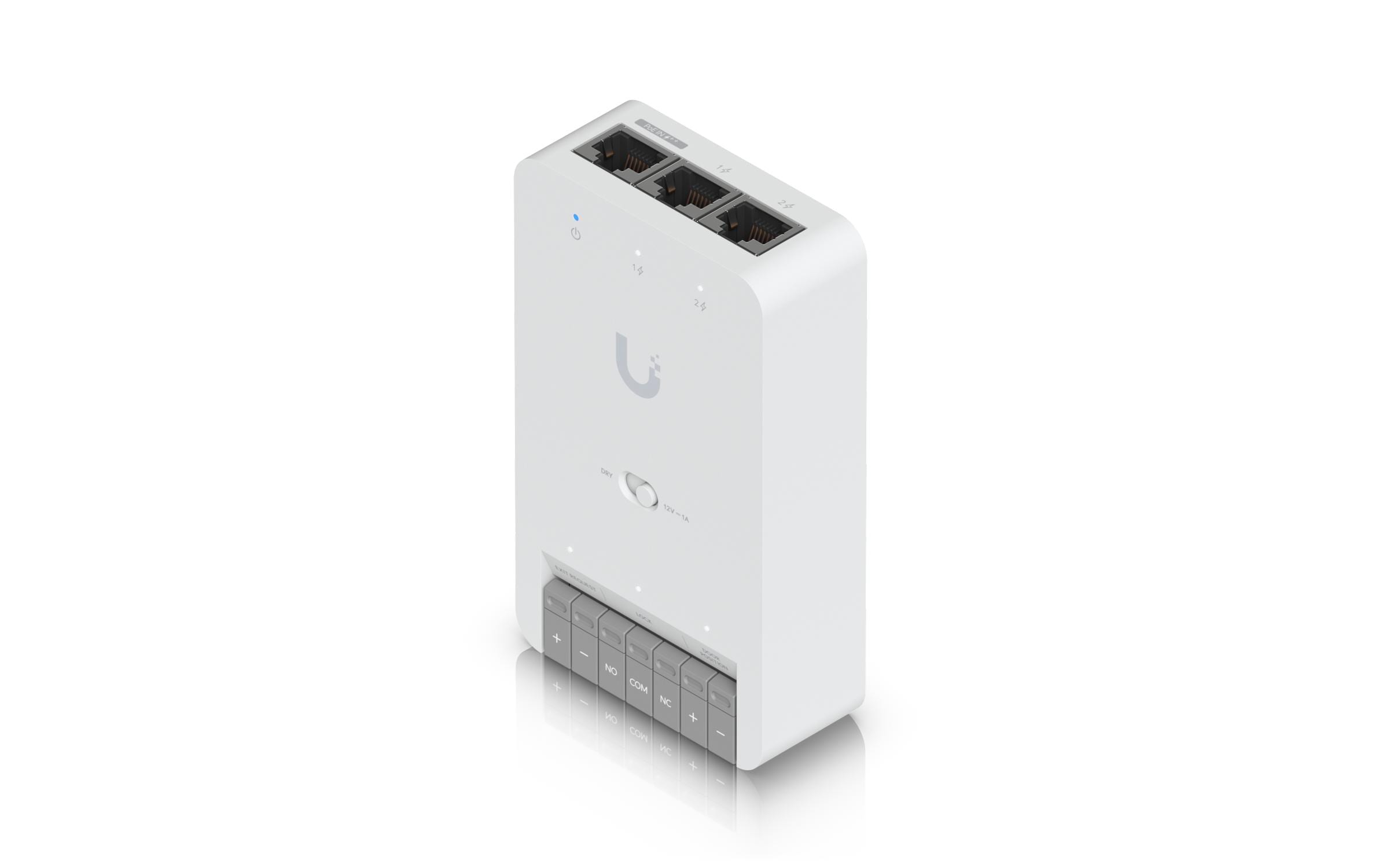 Türcontroller Door Hub Mini<br>Kompakter Zutrittskontroll-Hub für eine einzelne Tür, Anschluss von bis zu zwei UniFi Access Readers oder Protect Cameras