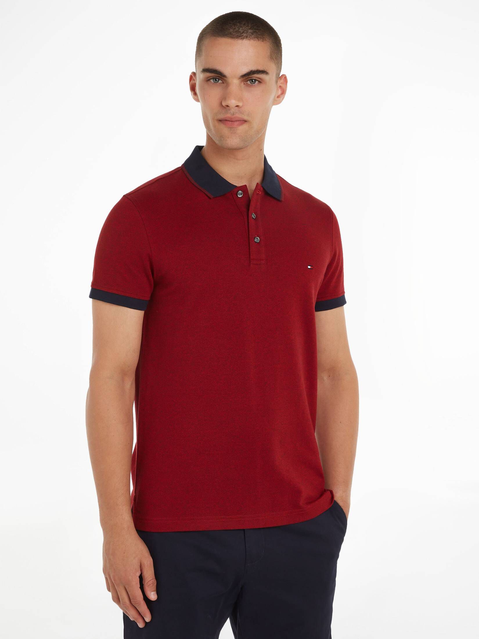 Tommy Hilfiger| Herren Poloshirt Slim Fit Kurzarm