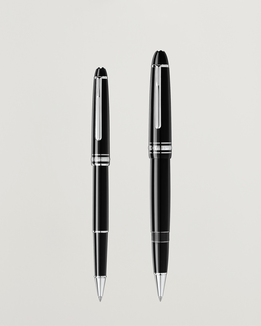 Montblanc 163 Classique Meisterstück Rollerball Pen Platinum Line