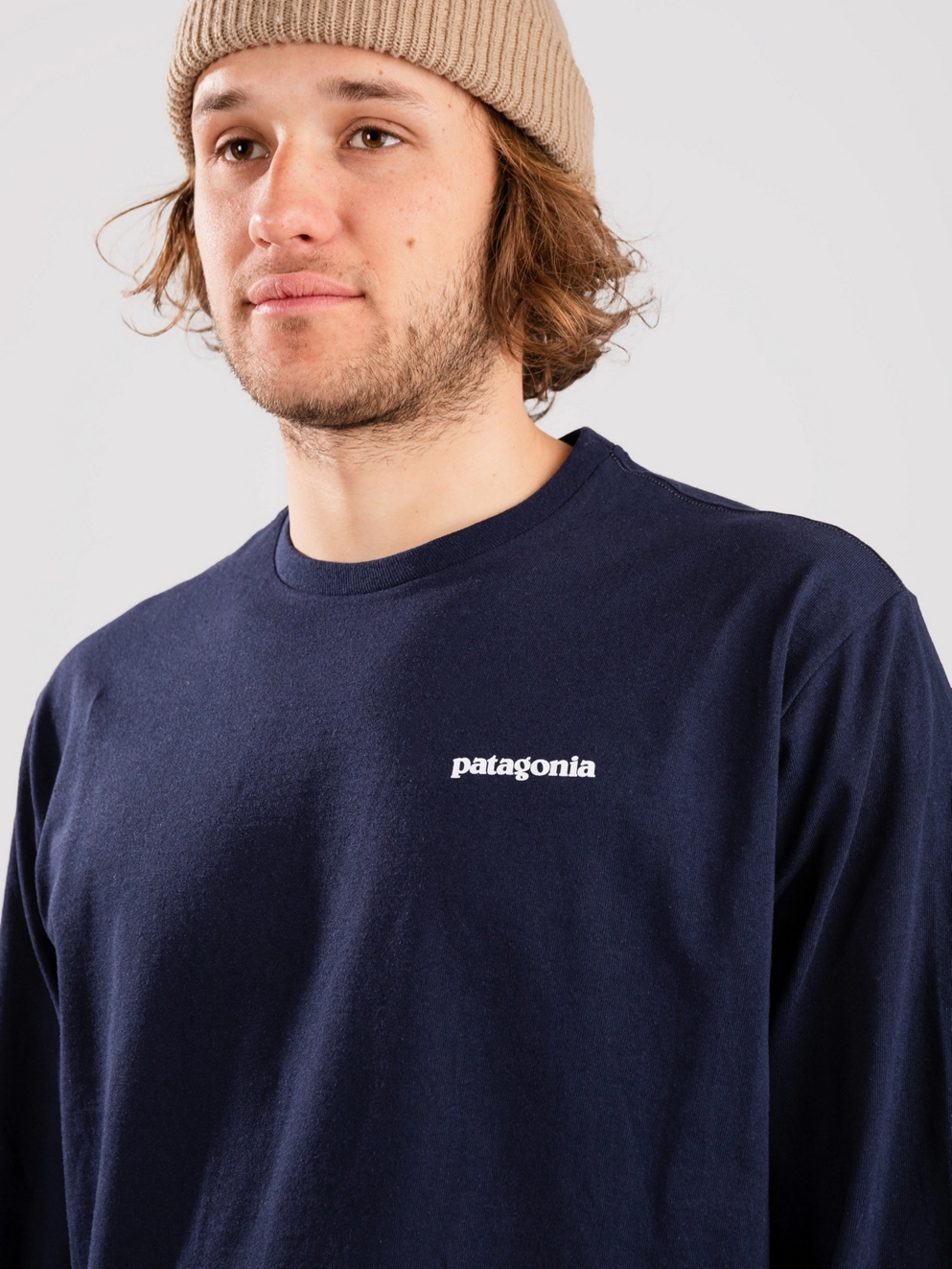 Patagonia P-6 Logo Responsibili Long Sleeve T-Shirt classic navy