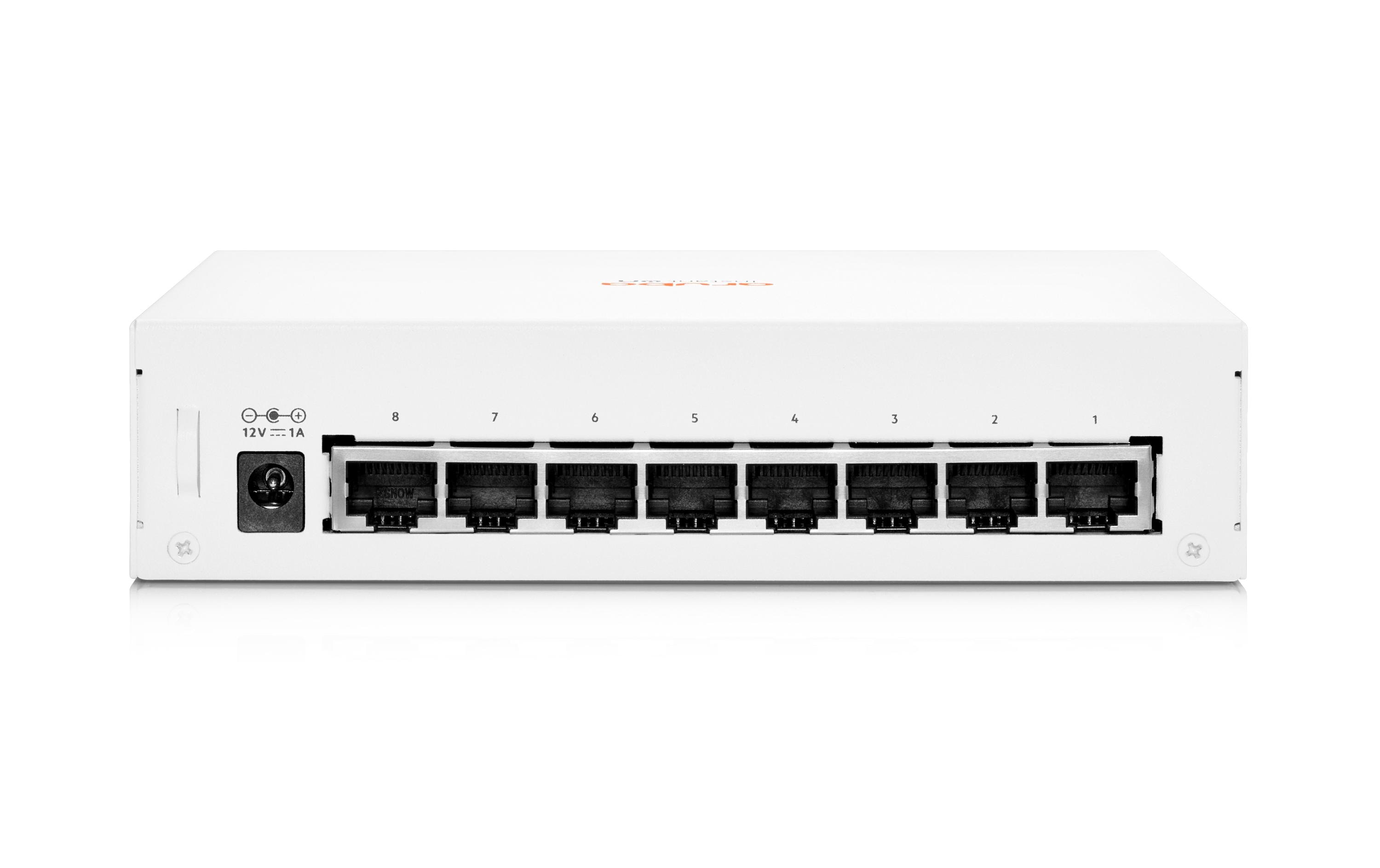 Switch Instant On 1430-8G (R8R45A) 8 PortAruba Instant On 1430 Nicht verwaltete Ethernet-Switches für einfache Konnektivität