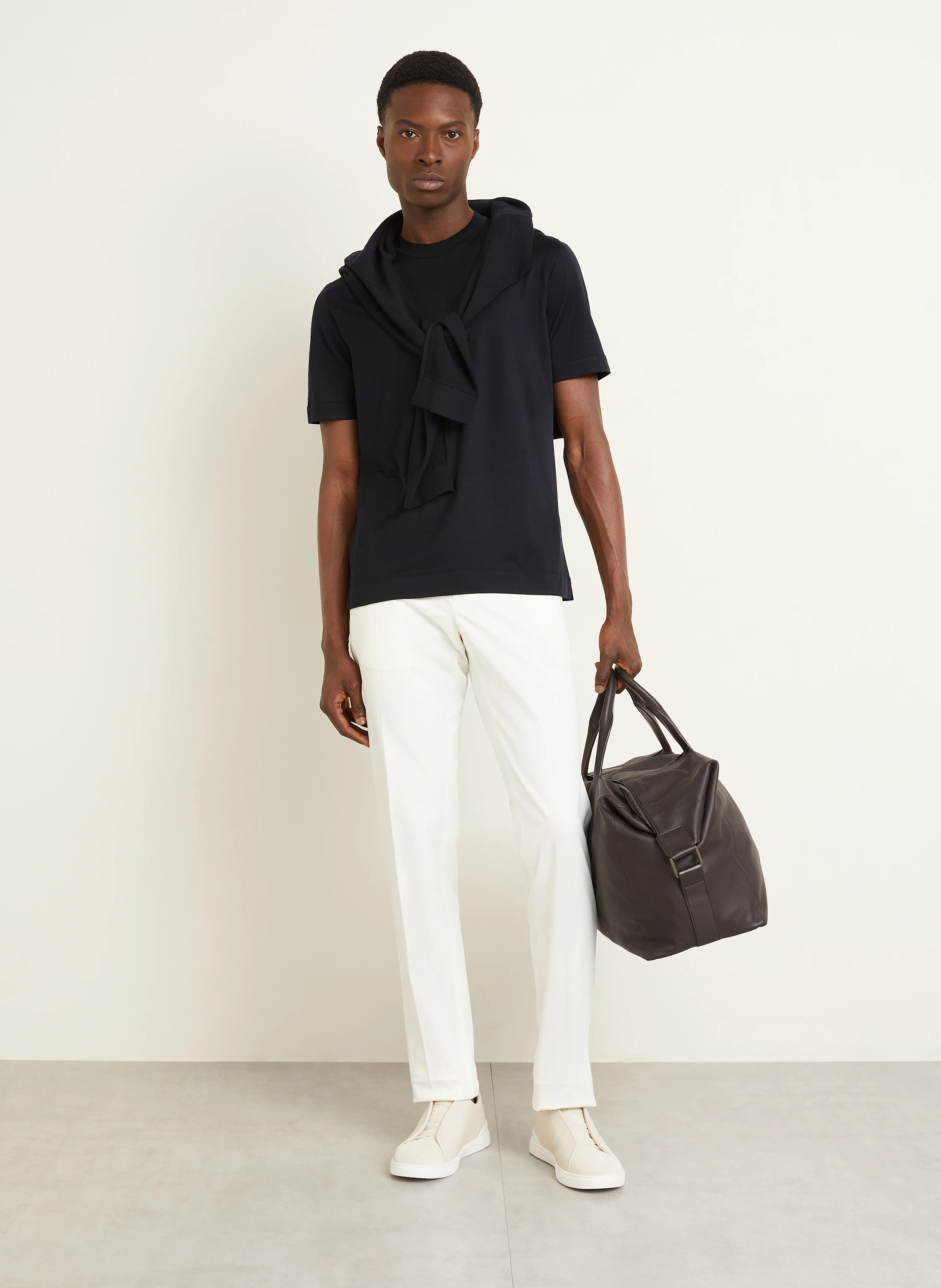 ZEGNA T-Shirt mit Seide
