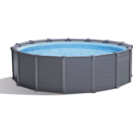 Intex panelpool-sæt 4.78 m - Graphite Gray