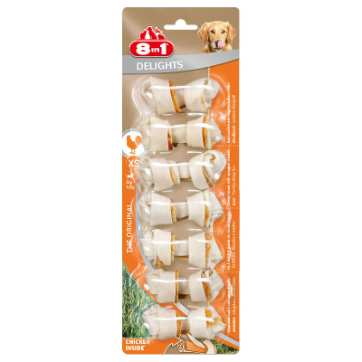 8in1 Delights Kauknochen XS 7 Stück 84g