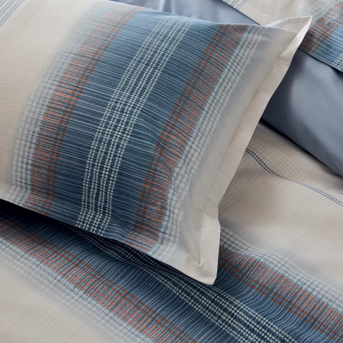 Drap plat percale de coton (240 x 310 cm) Esteban Bleu