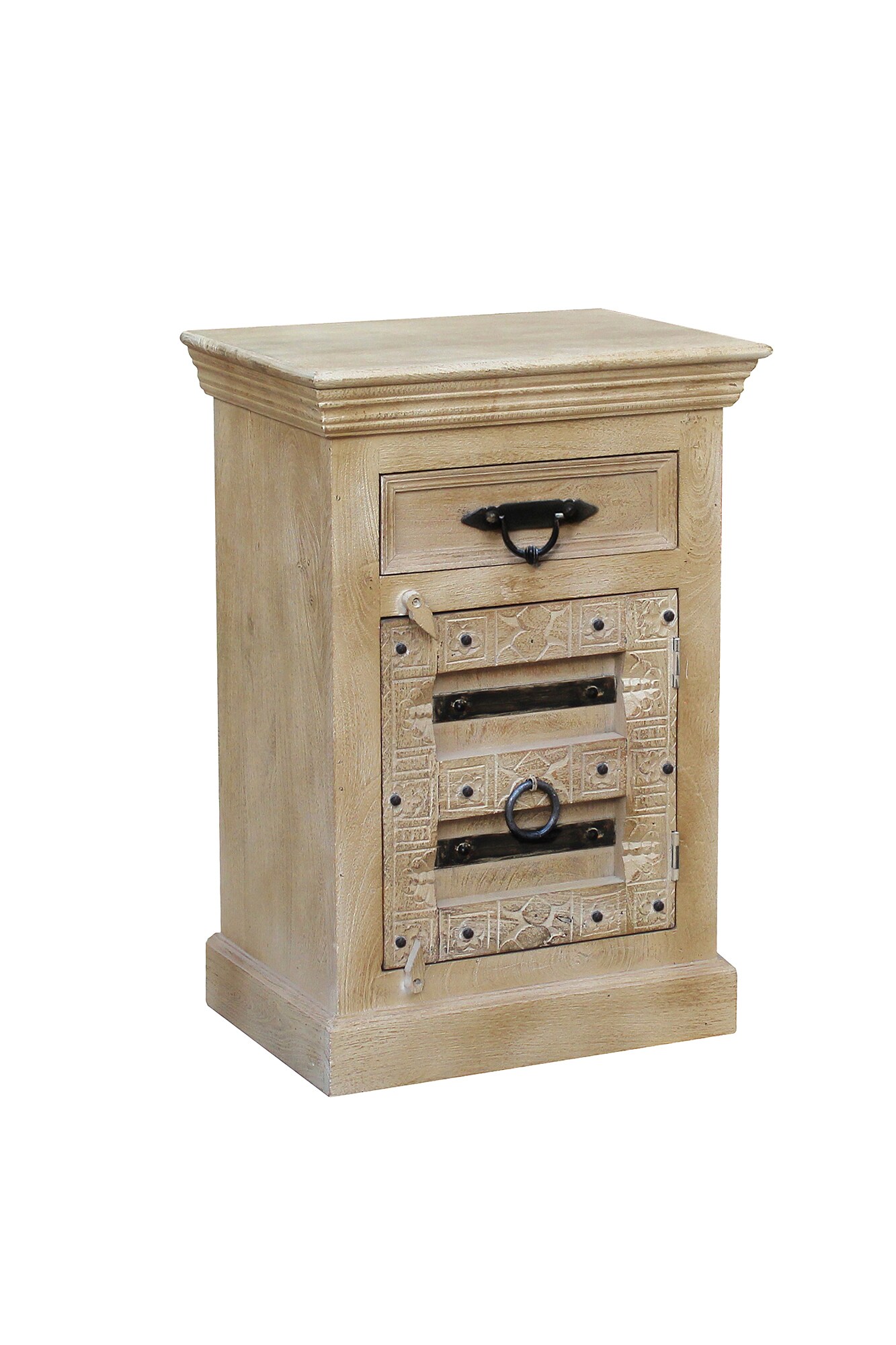 Kommode DAIPUR Mangoholz natur Sideboard WohnzimmerschrankSchubladenschrank