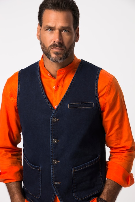Jeansweste FLEXNAMIC®, V-Ausschnitt
