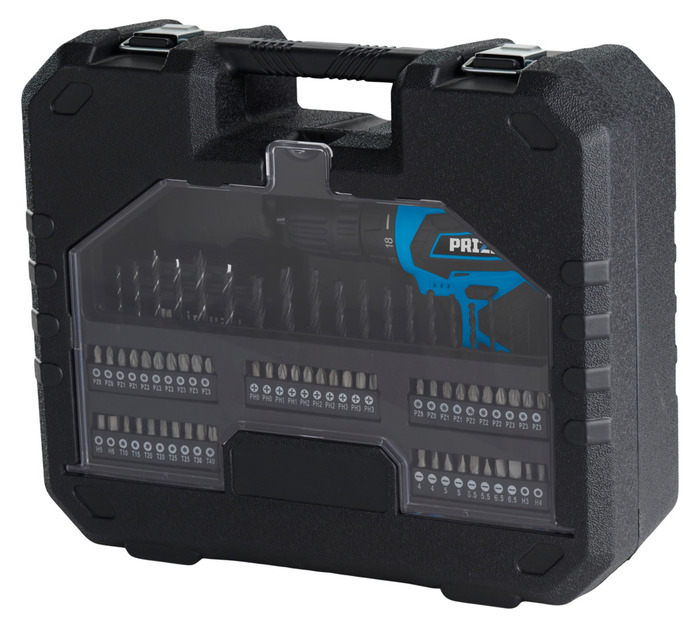 Bore-/skruemaskine akku 20 V 85 dele - PRIZE