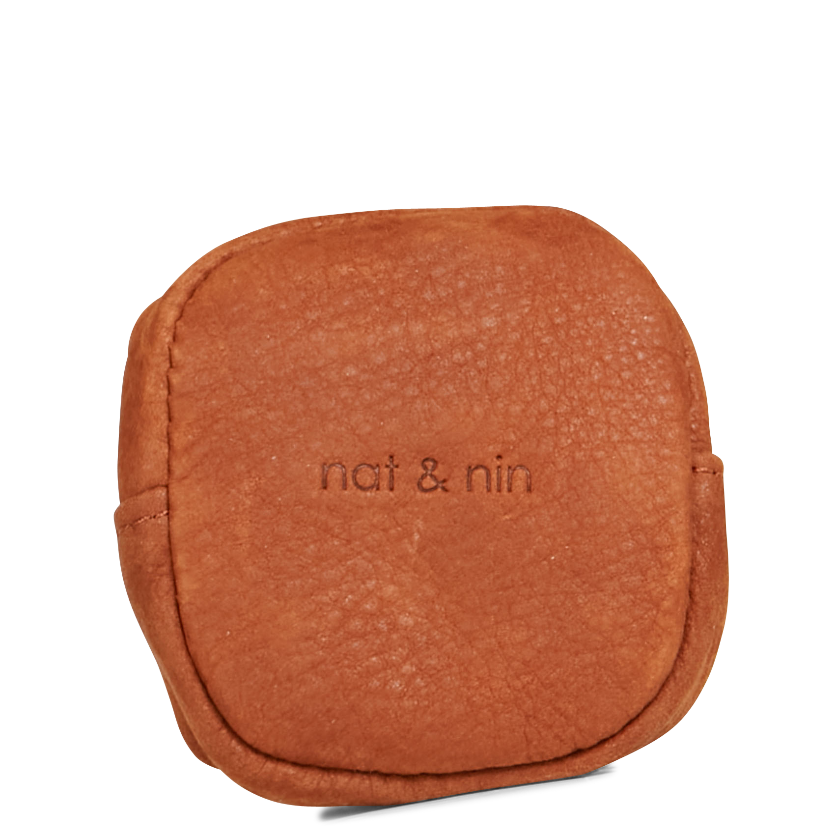 SWEETIE - Porte-monnaie noeud en cuir | Marron