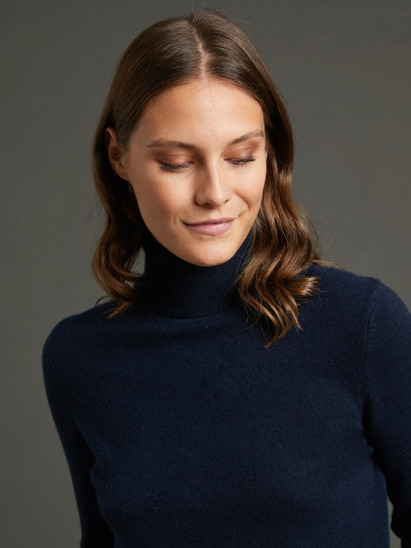 Pull col roulé femme - Collection Cachemire