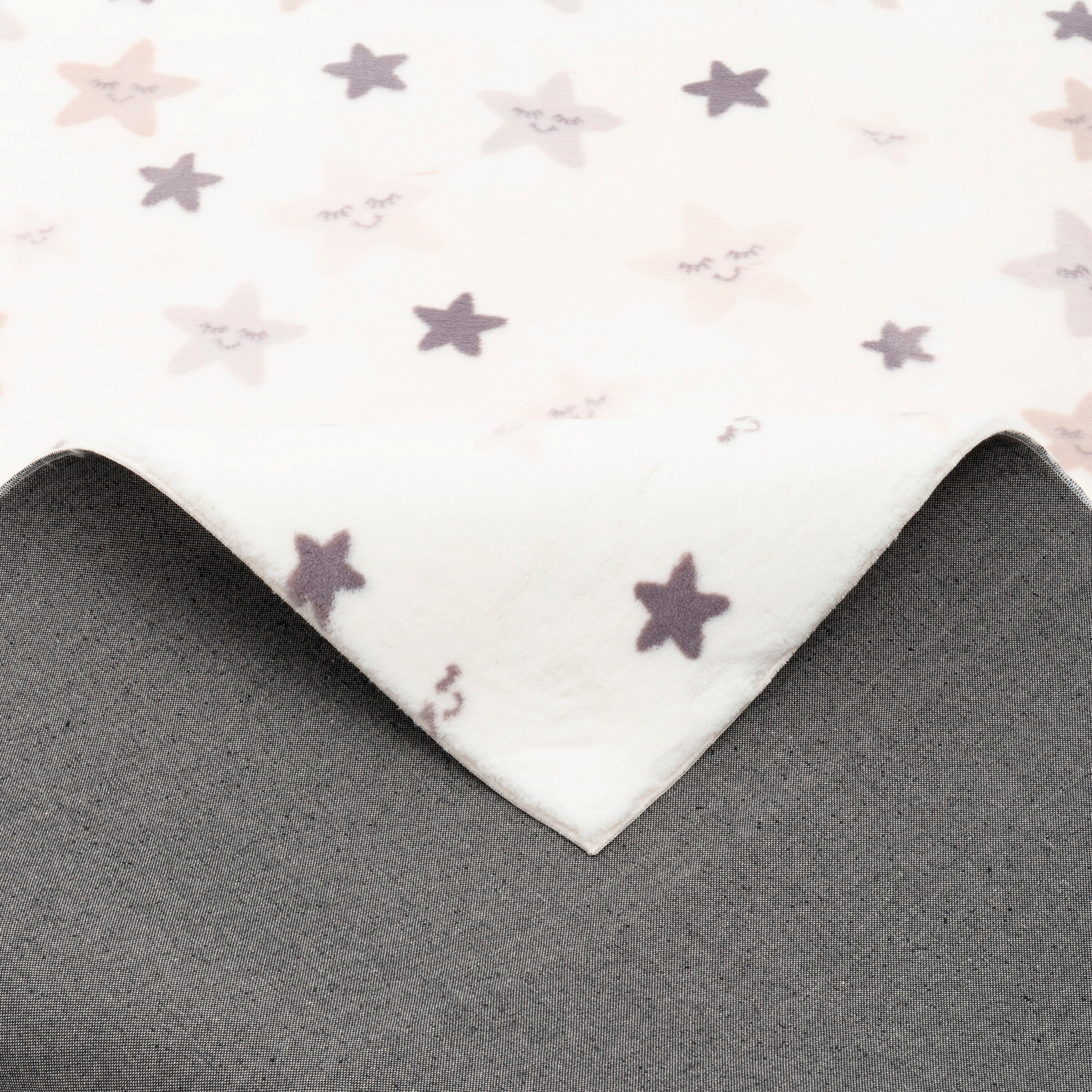 Pergamon Super Soft Fellteppich Pearl Kids Sterne Creme