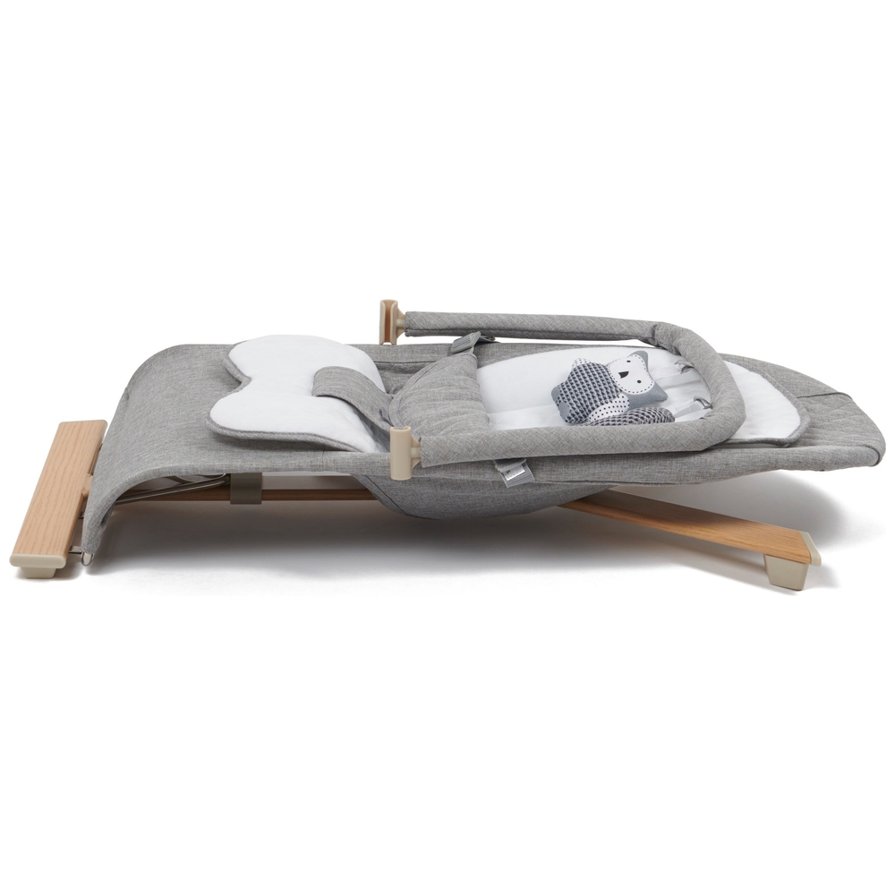 Nested Gravity Babywippe Grau/Holz