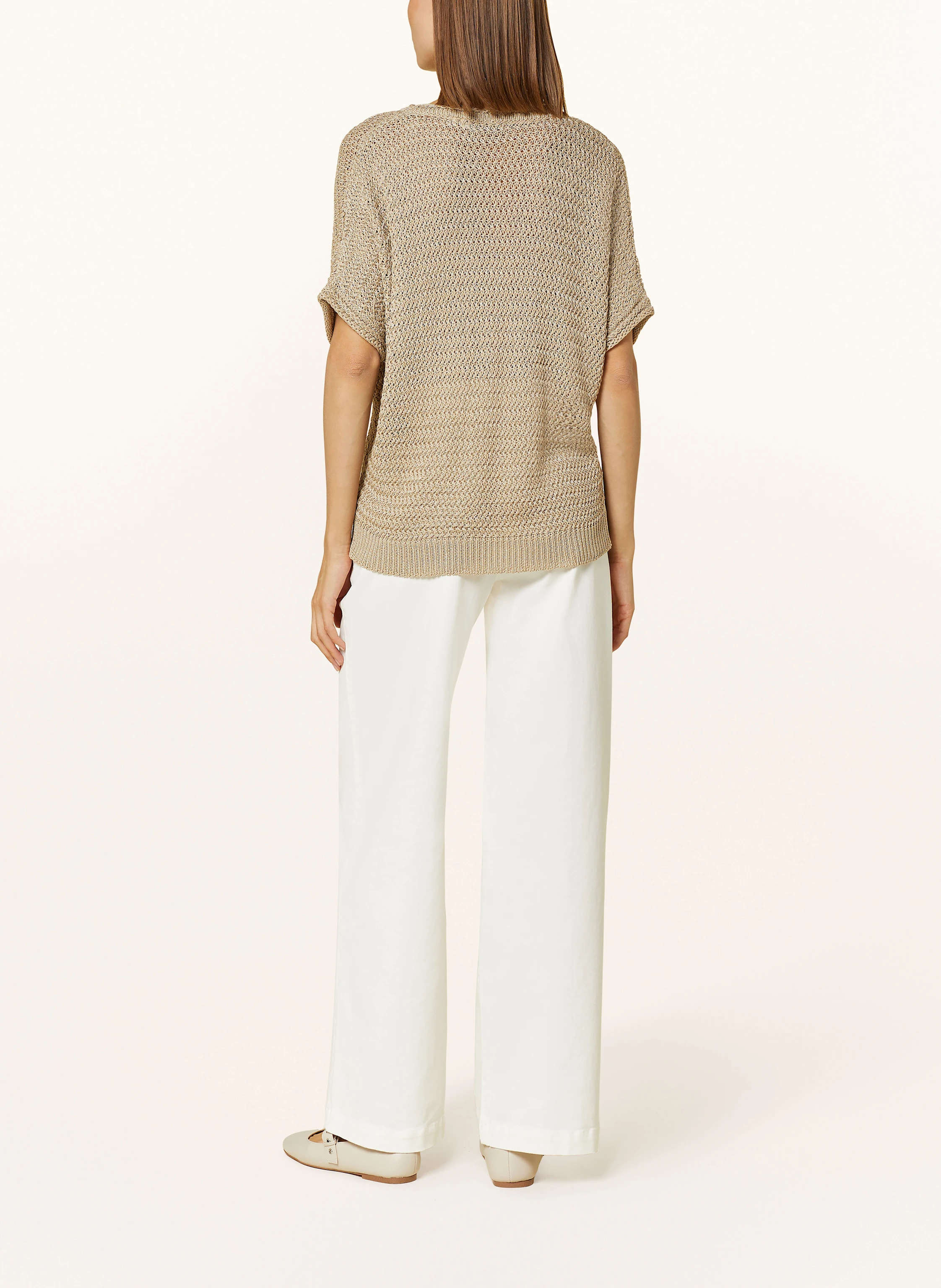 BEAUMONT Strickshirt HEARTY mit Glitzergarn